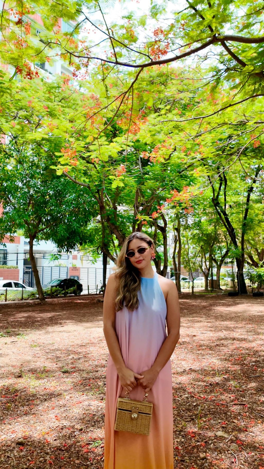 Katherine Castro en el parque
